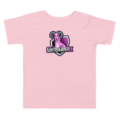 Toddler GOATASAURAS REX Pink Drip Tee