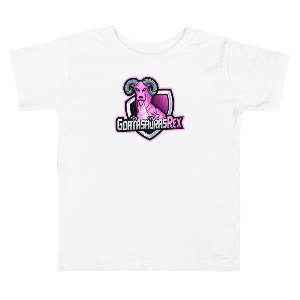 Toddler GOATASAURAS REX Pink Drip Tee