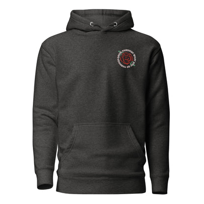 Grow into a Rose Embroidered Hoodie