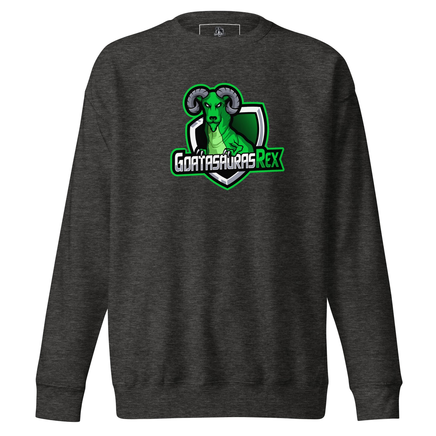 GOATASAURAS REX Signature Green Premium Sweatshirt