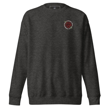 Grow into a Rose Embroidered Premium Sweatshirt