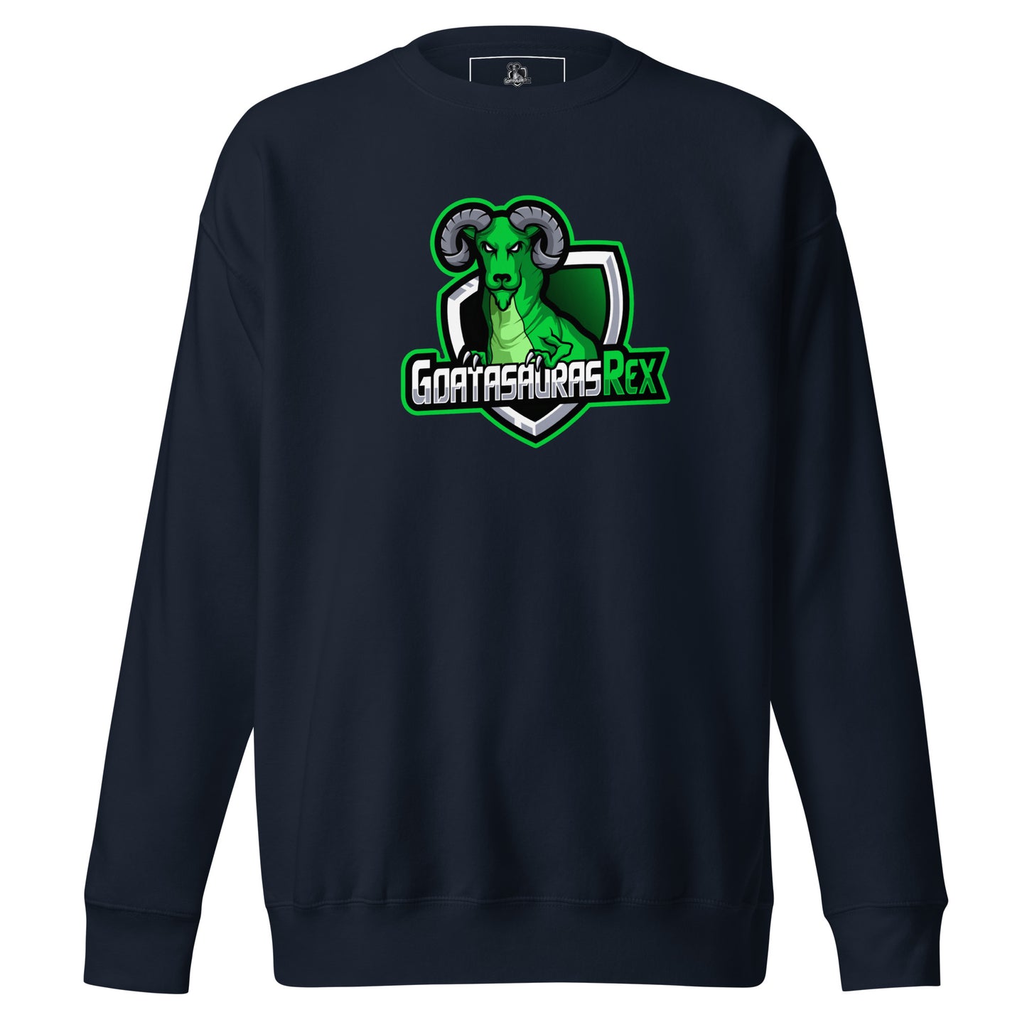 GOATASAURAS REX Signature Green Premium Sweatshirt