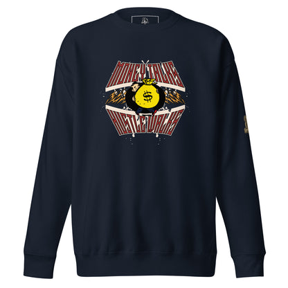 Money Talks-Hustle Walks Premium Sweatshirt