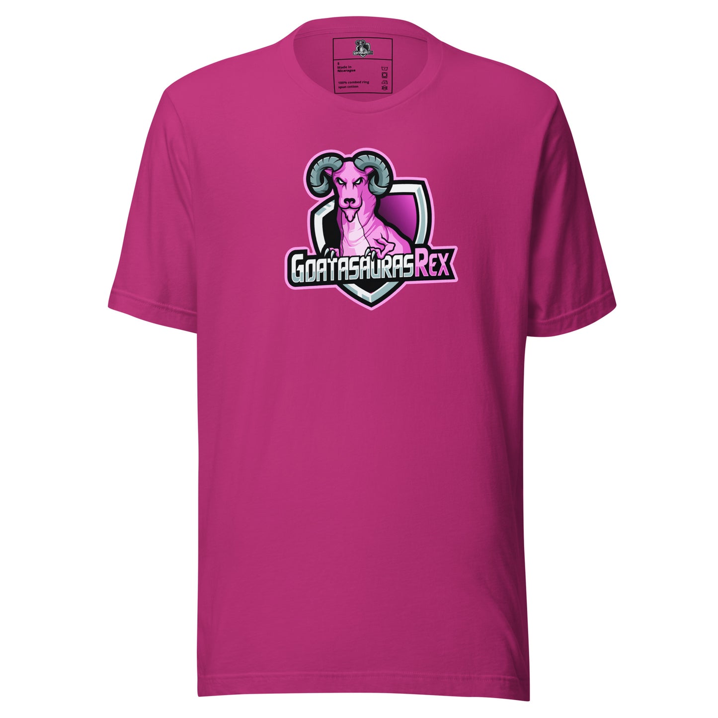 GOATASAURAS REX Signature Pink Tee