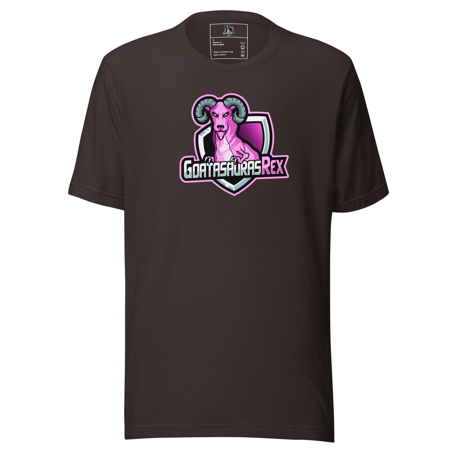 GOATASAURAS REX Signature Pink Tee