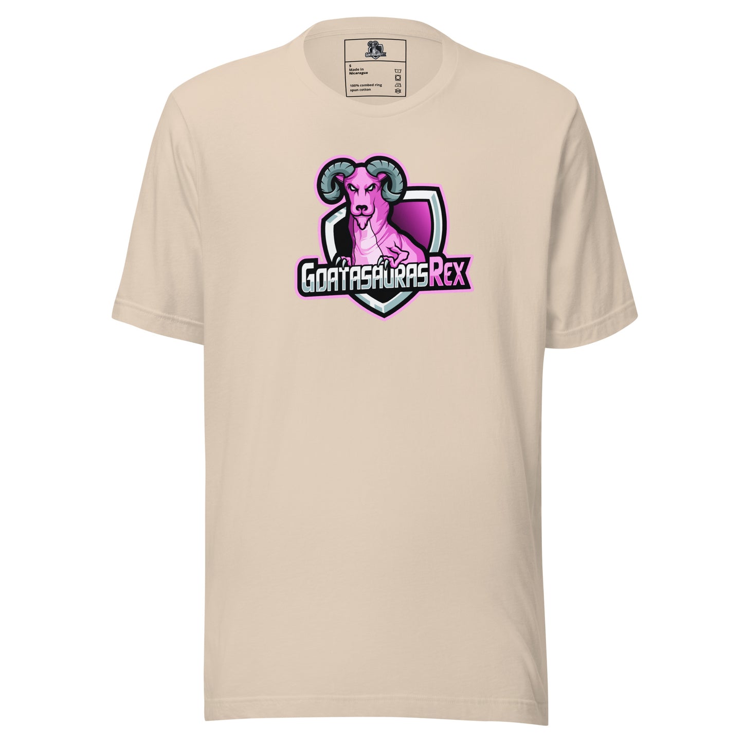 GOATASAURAS REX Signature Pink Tee