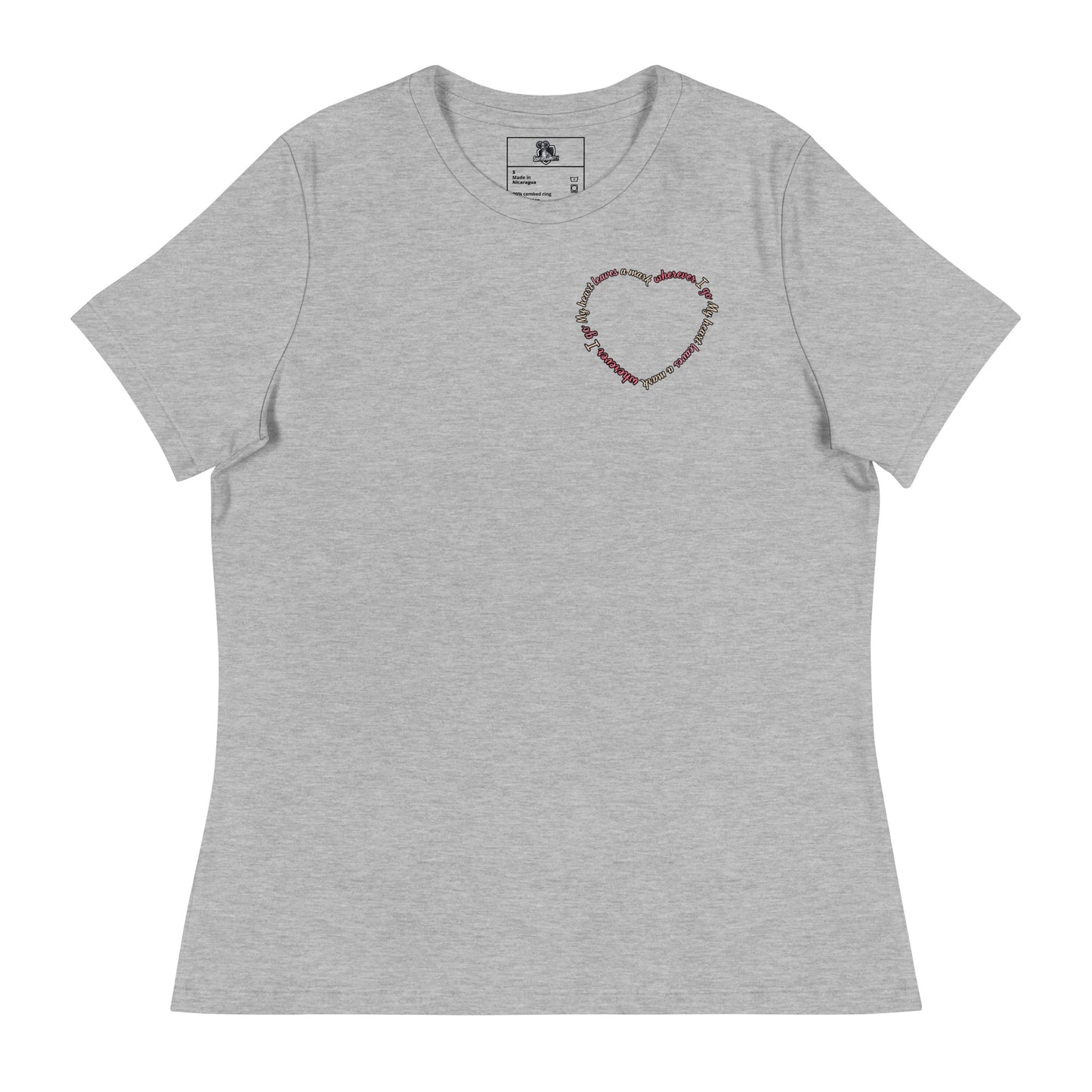 My Heart Leaves A Mark Women's Relaxed Tee