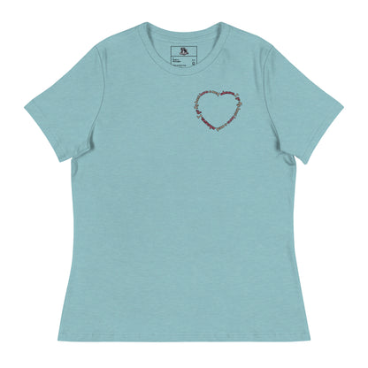 My Heart Leaves A Mark Women's Relaxed Tee