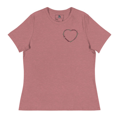 My Heart Leaves A Mark Women's Relaxed Tee