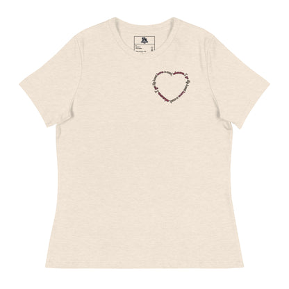 My Heart Leaves A Mark Women's Relaxed Tee