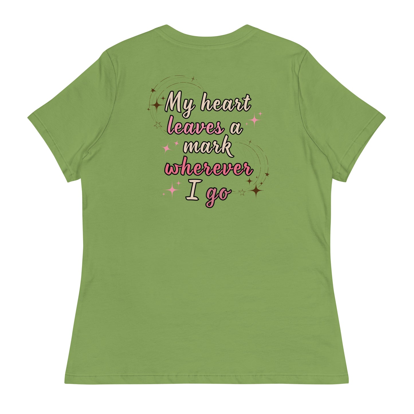 My Heart Leaves A Mark Women's Relaxed Tee