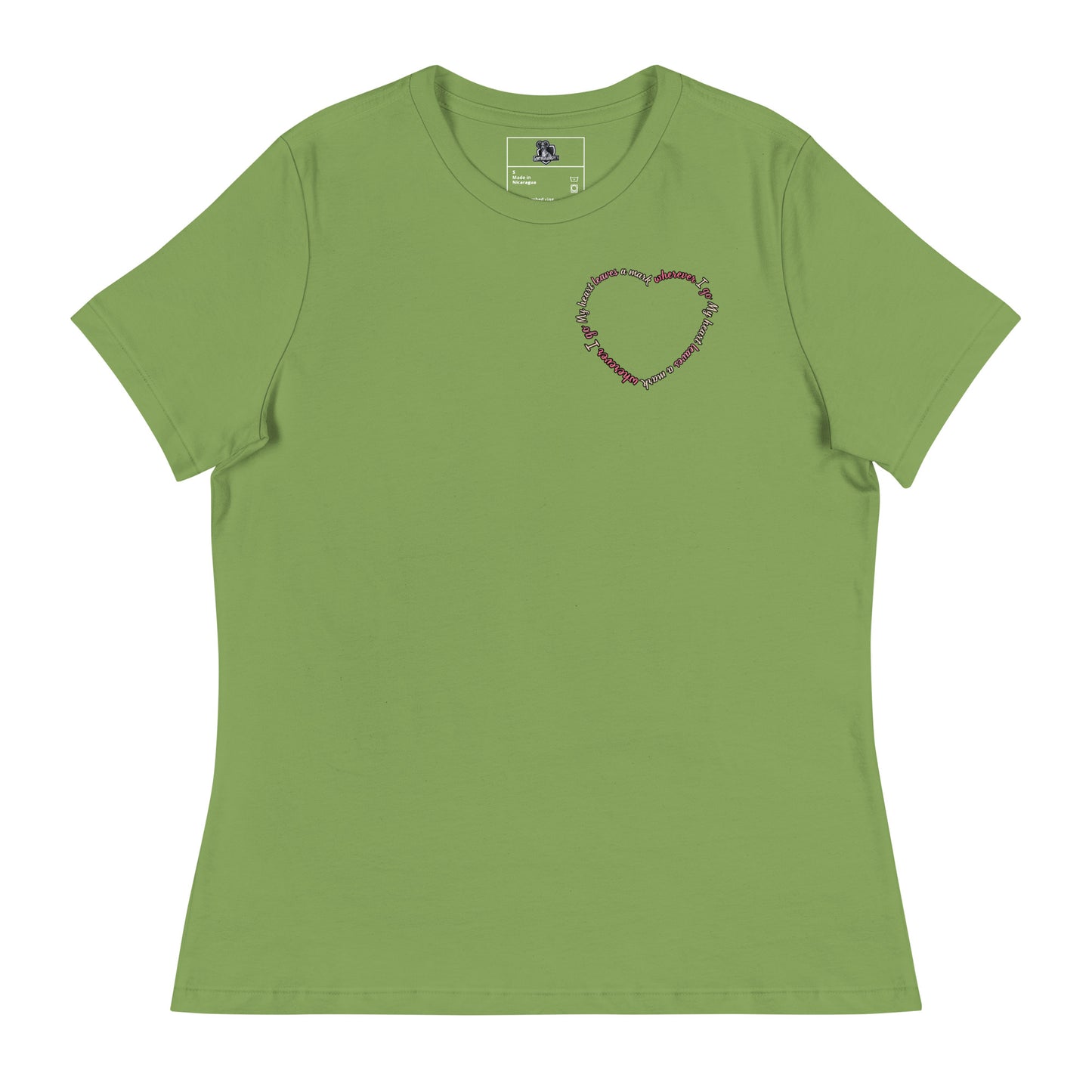 My Heart Leaves A Mark Women's Relaxed Tee