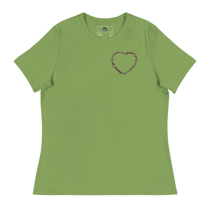 My Heart Leaves A Mark Women's Relaxed Tee