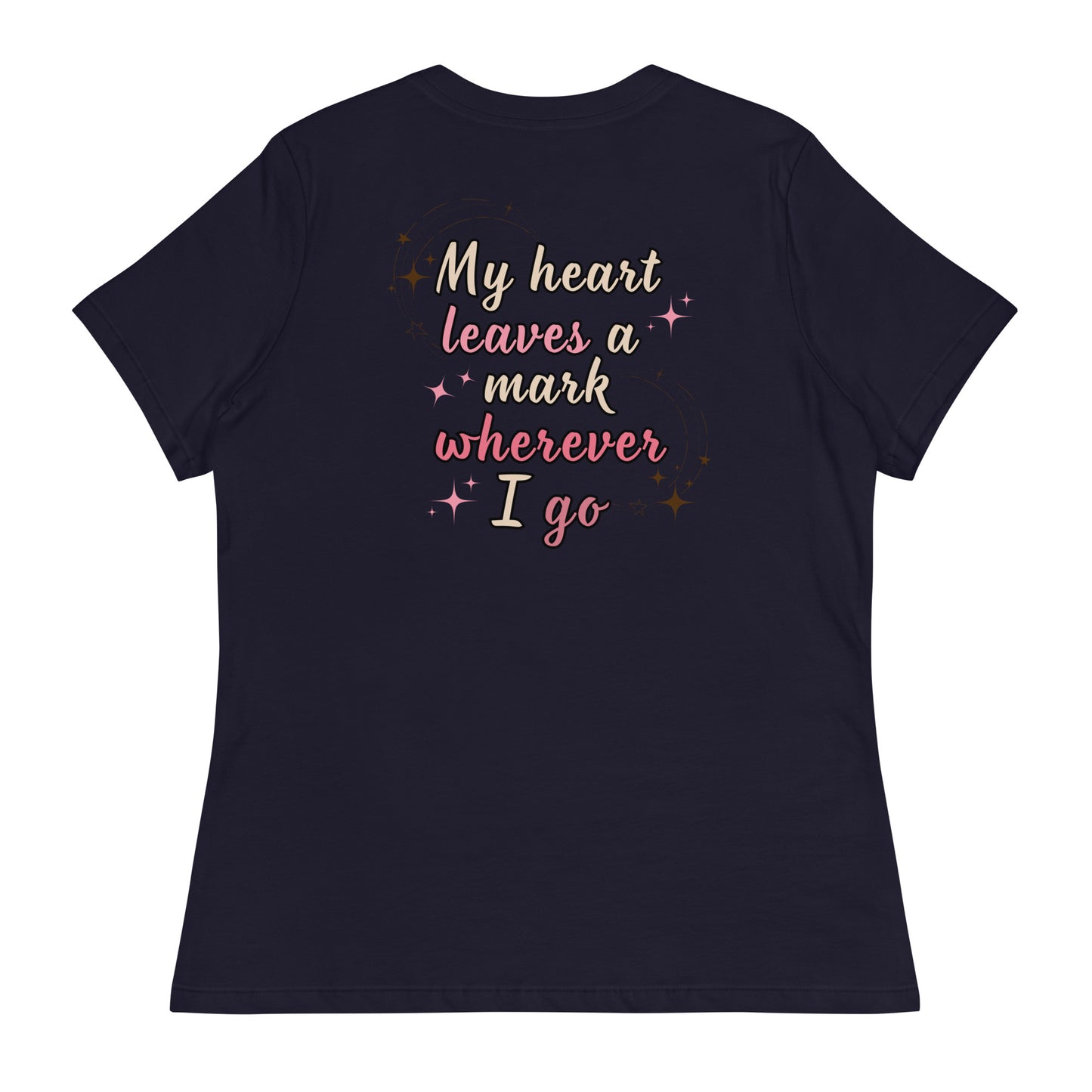 My Heart Leaves A Mark Women's Relaxed Tee