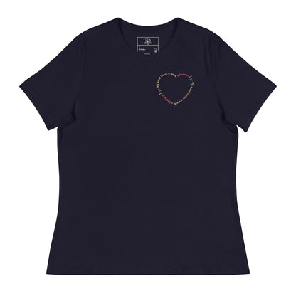 My Heart Leaves A Mark Women's Relaxed Tee