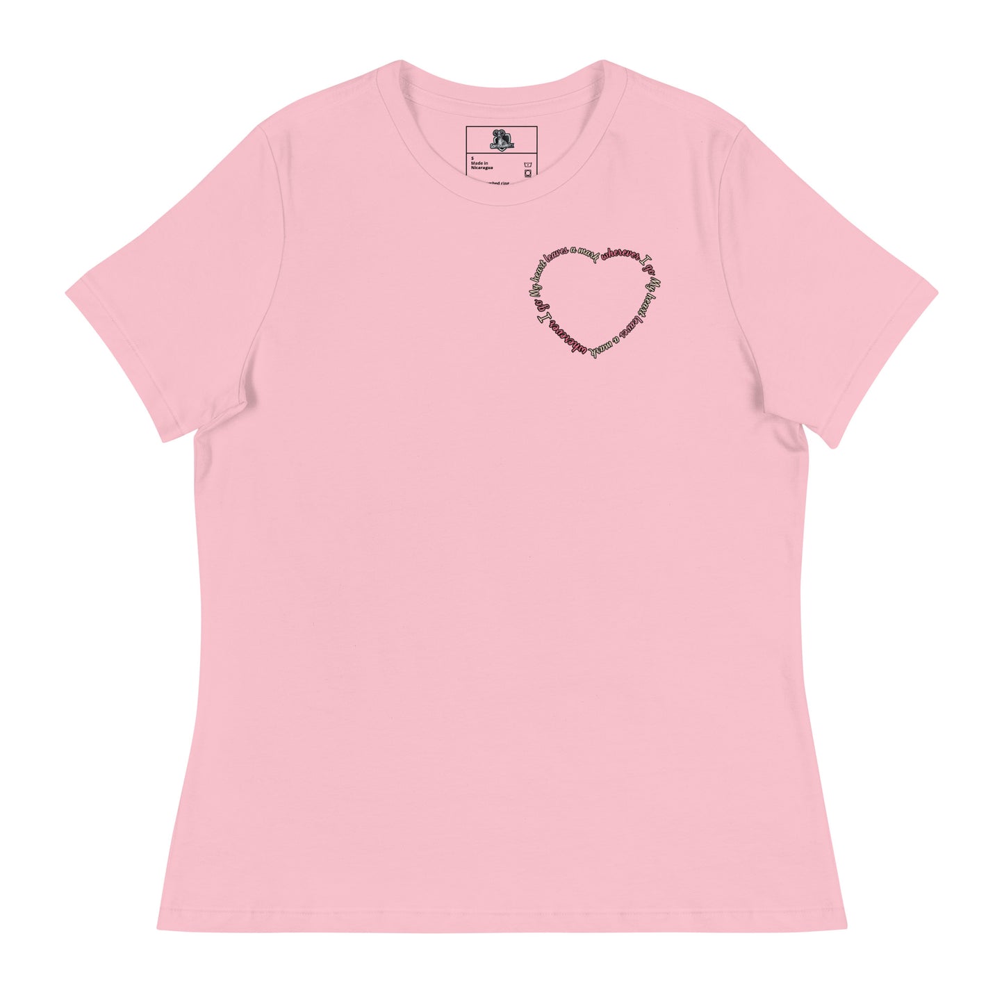 My Heart Leaves A Mark Women's Relaxed Tee