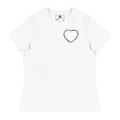 My Heart Leaves A Mark Women's Relaxed Tee