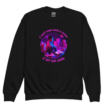 Youth Ca$h Couch crewneck sweatshirt